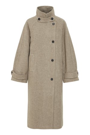 ICHI, IHGAZIVA - Manteau classique - desert taupe melange