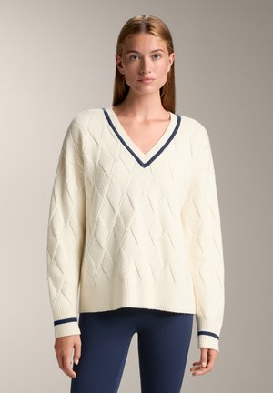 V-NECK - Vesta - white