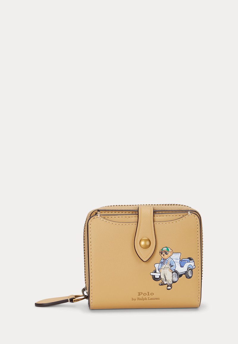 Polo Ralph Lauren - POLO BEAR LEATHER COMPACT WALLET - Geldbörse - cashmere, Vergrößern