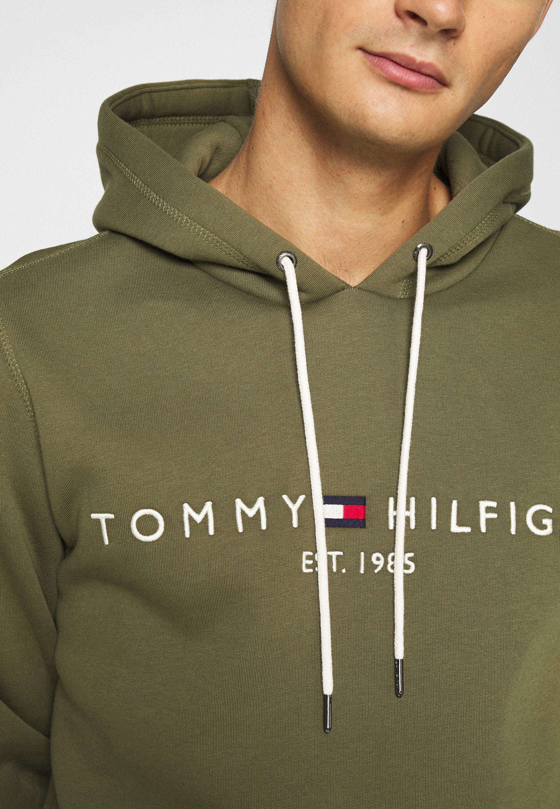 tommy hilfiger dark green sweatshirt