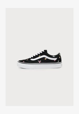 Vans, OLD SKOOL - Sneaker low - floral embroidery black/pink