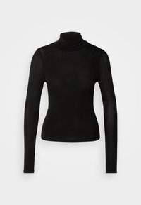 CORE ROLL UP NECK LONG SLEEVE - Maglietta a manica lunga - black