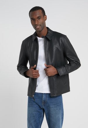 Polo Ralph Lauren MAXWELL  - Veste en cuir - black