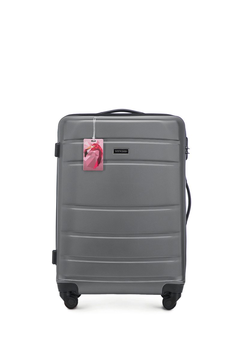 WITTCHEN MEDIUM SUITCASE WITH LUGGAGE TAG FROM ABS - Trolley - grey