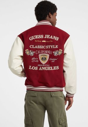 EMBROIDERED - Bomber-jakk - rot
