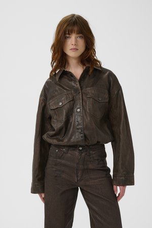 CELLIE - Jachetă din denim - dachshund