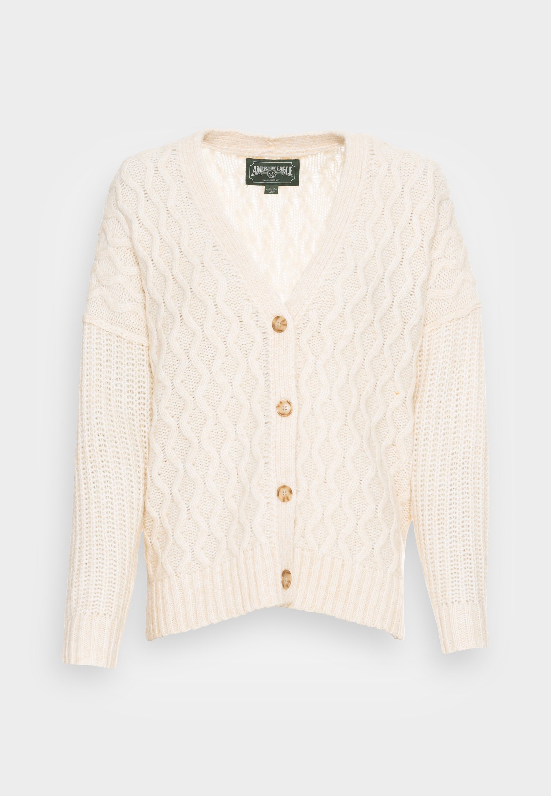 American Eagle CABLE BOYFRIEND CARDIGAN 