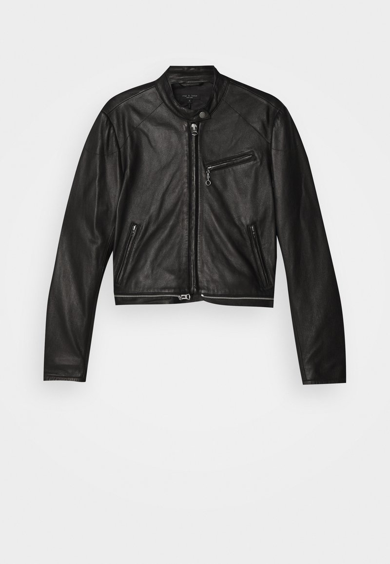 rag & bone Leren jas zwart rag & bone Leren jas zwart