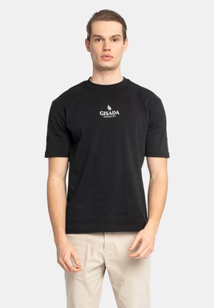 Gisada, T-shirt con stampa - black