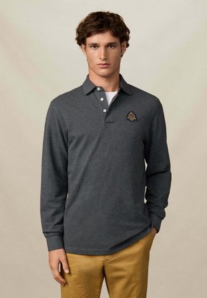 Polo - dark grey marl