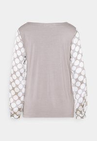 More & More PRINTED BLOUSE - Μπλούζα με μακριά μανίκια - new grey