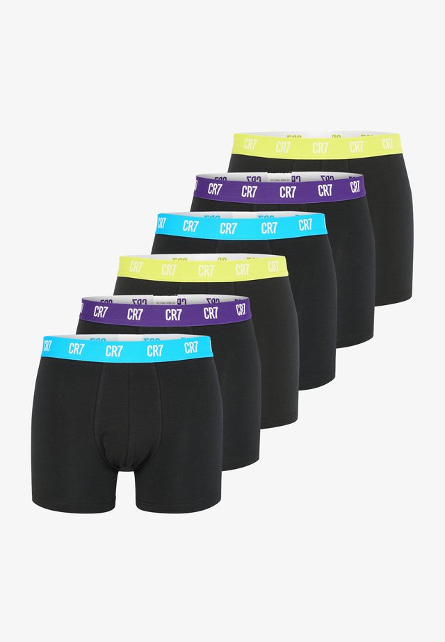 6 PACKS - Bokserit - black/coloured