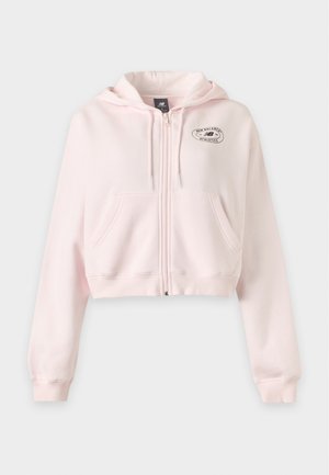 New Balance, REIMAGINED FULL ZIP - Sudadera con cremallera - pink salt