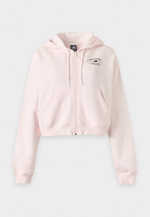 New Balance REIMAGINED FULL ZIP - Zip-up sweatshirt - pink salt — foto 5