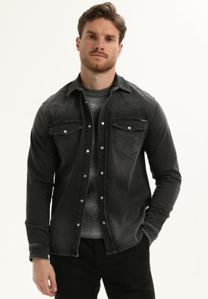 WASHED - Overhemd - dark grey