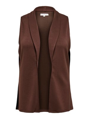 ONLY Carmakoma CARLEAH  - Weste - shaved chocolate