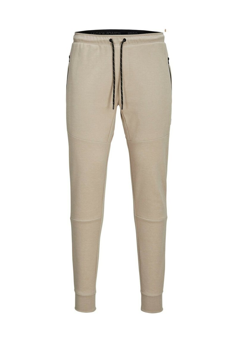 Jack & Jones JJIWILL JJAIR - Tracksuit bottoms - beige - Zalando.ie