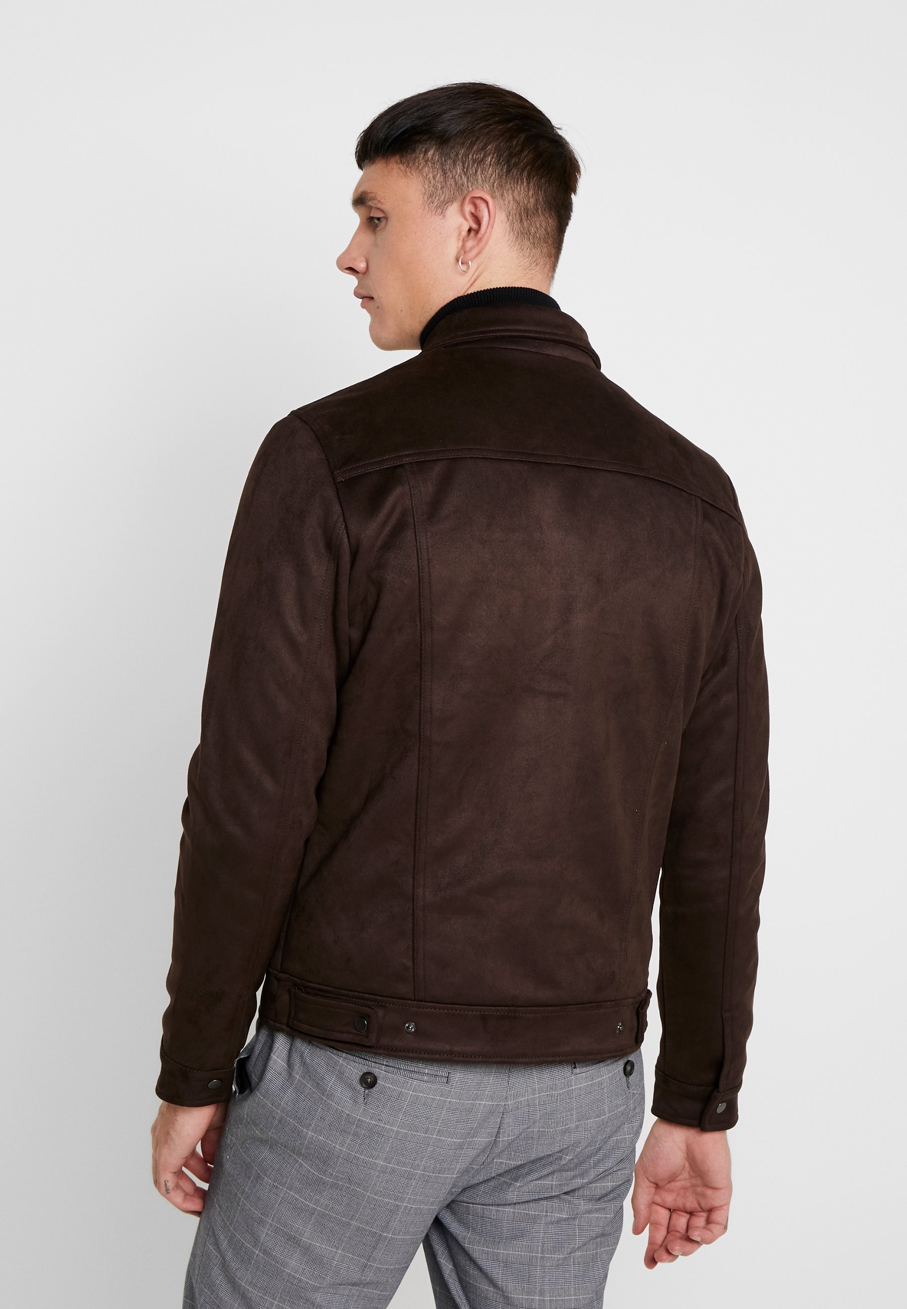 New Look WESTERN Imitert skinnjakke brown Zalando.no New Look WESTERN Imitert skinnjakke brown Zalando.no