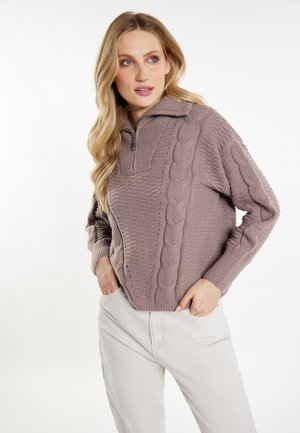 DreiMaster, DREIMASTER STRICKPULLOVER - Pullover - schlamm