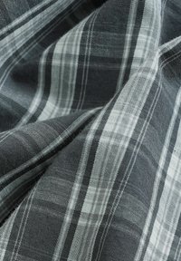 REGULAR FIT - EDIT BOXY SHORT SLEEVE CHECK - Majica - grey