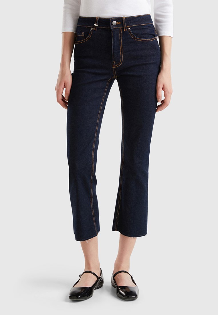 United Colors of Benetton Bootcut jeans donkerblauw United Colors of Benetton Bootcut jeans donkerblauw