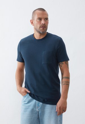Pier One Basic T-shirt - dark blue