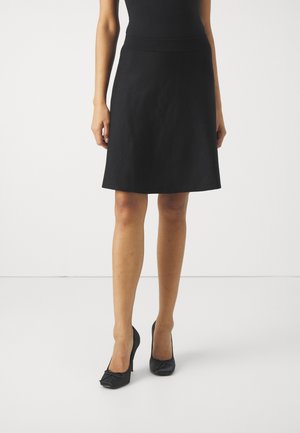 SKIRT DAGMAR - A-linjainen hame - black