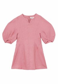 Reiss REISS ROMY LINEN BALLOON-SLEEVE DRESS - Rochie de zi - pink