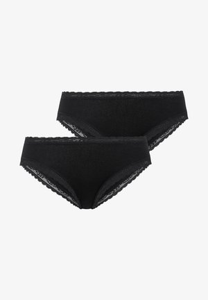 s.Oliver BRASIL 2 PACK - Trusser - schwarz