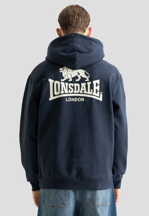 Lonsdale, STRATFORD - Jersey con capucha - dark navy ecru