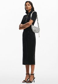 Desigual Rochie din denim - black