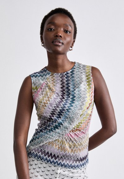 Missoni Top - multicolor/silver