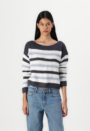 Slouchy Off-the-Shoulder Sweater - Svetrík - odyssey/zen/cloud