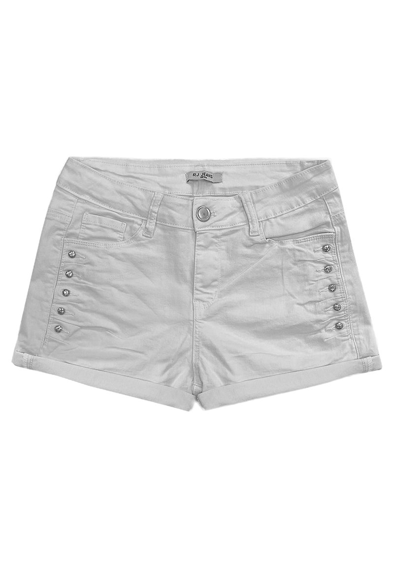 MiSS RJ MIT GLITZER STRASS STEINEN Jeans Shorts weiß Zalando.de