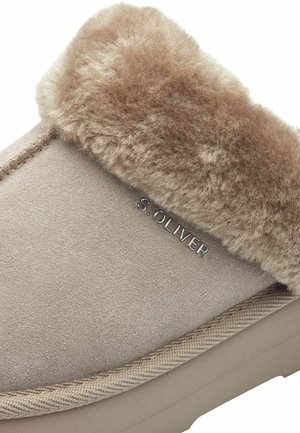 s.Oliver Pantuflas - light taupe