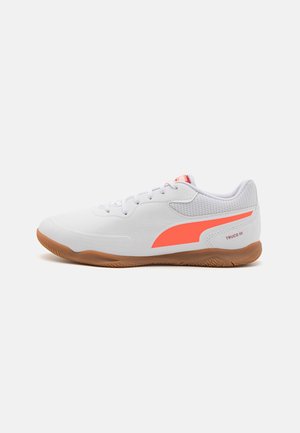 TRUCO III UNISEX - Indoor-Fußballschuhe - white/glowing red/dark crimson /black