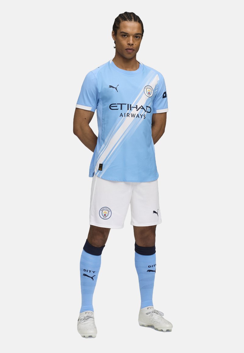 Maillot Puma Manchester City 20/21 Domicile Authentic - Bleu Clair/Bleu
