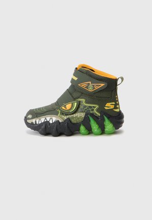 SKECH O SAURUS LIGHTS - Støvletter - olive/orange