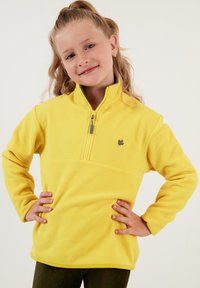 LELA REGULAR FIT - Felpa in pile - yellow