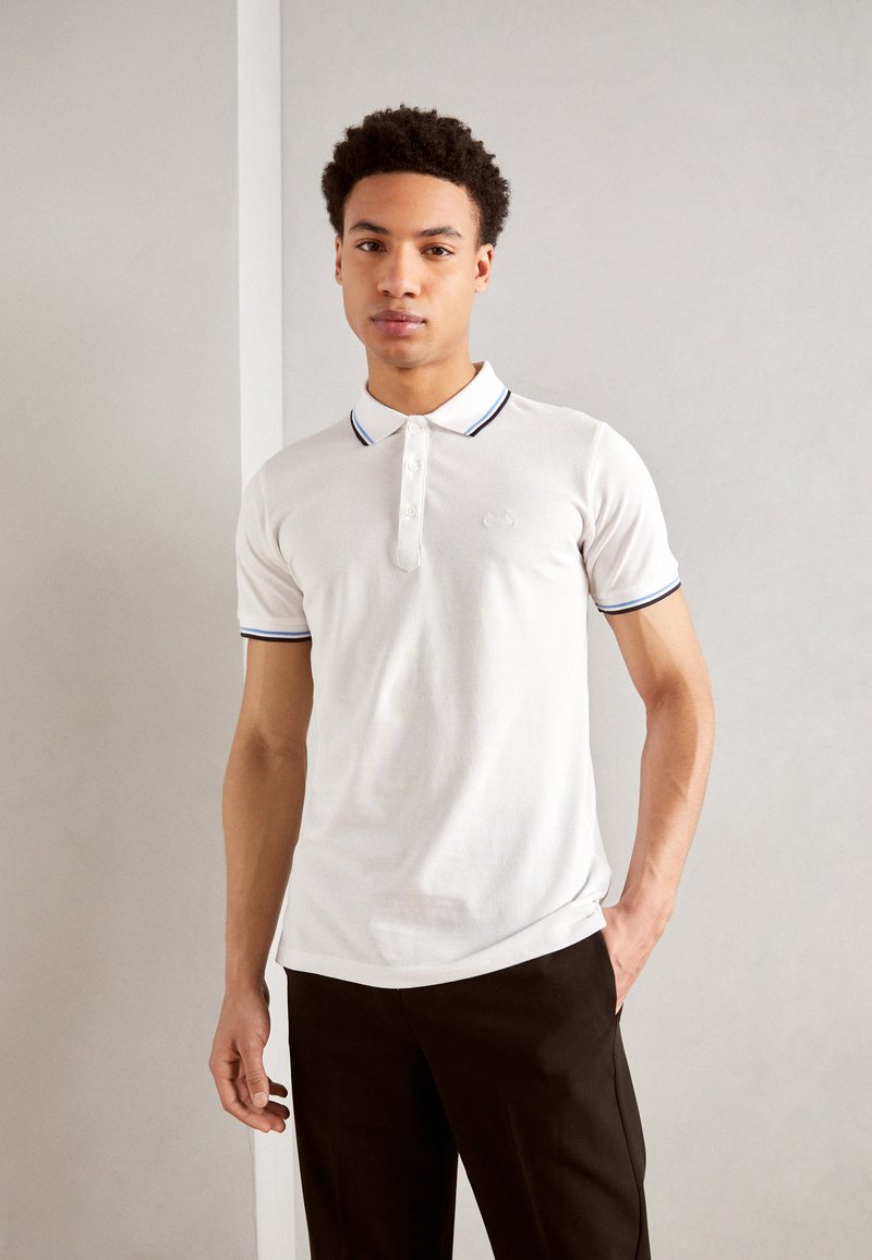 Lindbergh CONTRAST PIPING - Polokošeľa - white