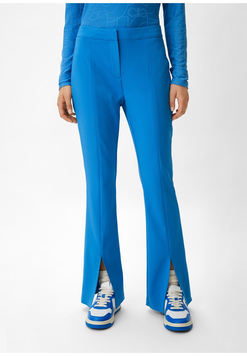 comma casual identity Stoffhose - royalblau
