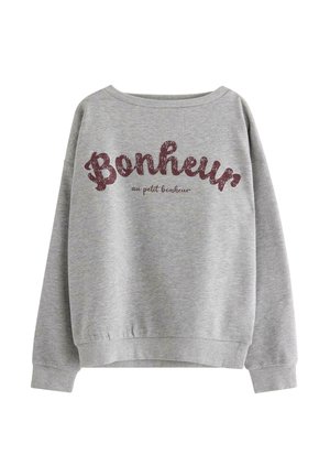 WITH BRUSHED INSIDE - Collegepaita - light grey melange