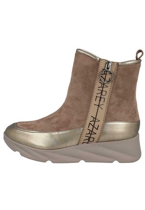 Azarey Botines de cuña - taupe