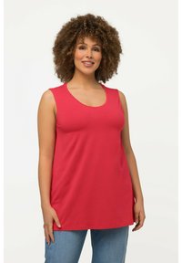 Ulla Popken ÄRMELLOS - Top - light red