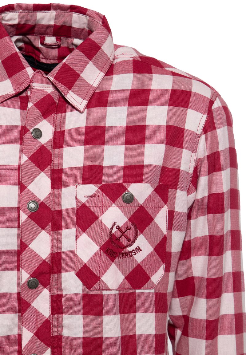 Herren Freizeithemden | King Kerosin Hemd rot - UB79220 Herren Freizeithemden | King Kerosin Hemd rot - UB79220