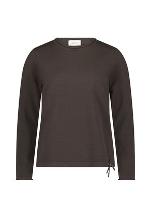 Cartoon, CARTOON MIT RUNDHALSAUSSCHNITT STRICKPULLOVER - Pullover - dunkelbraun