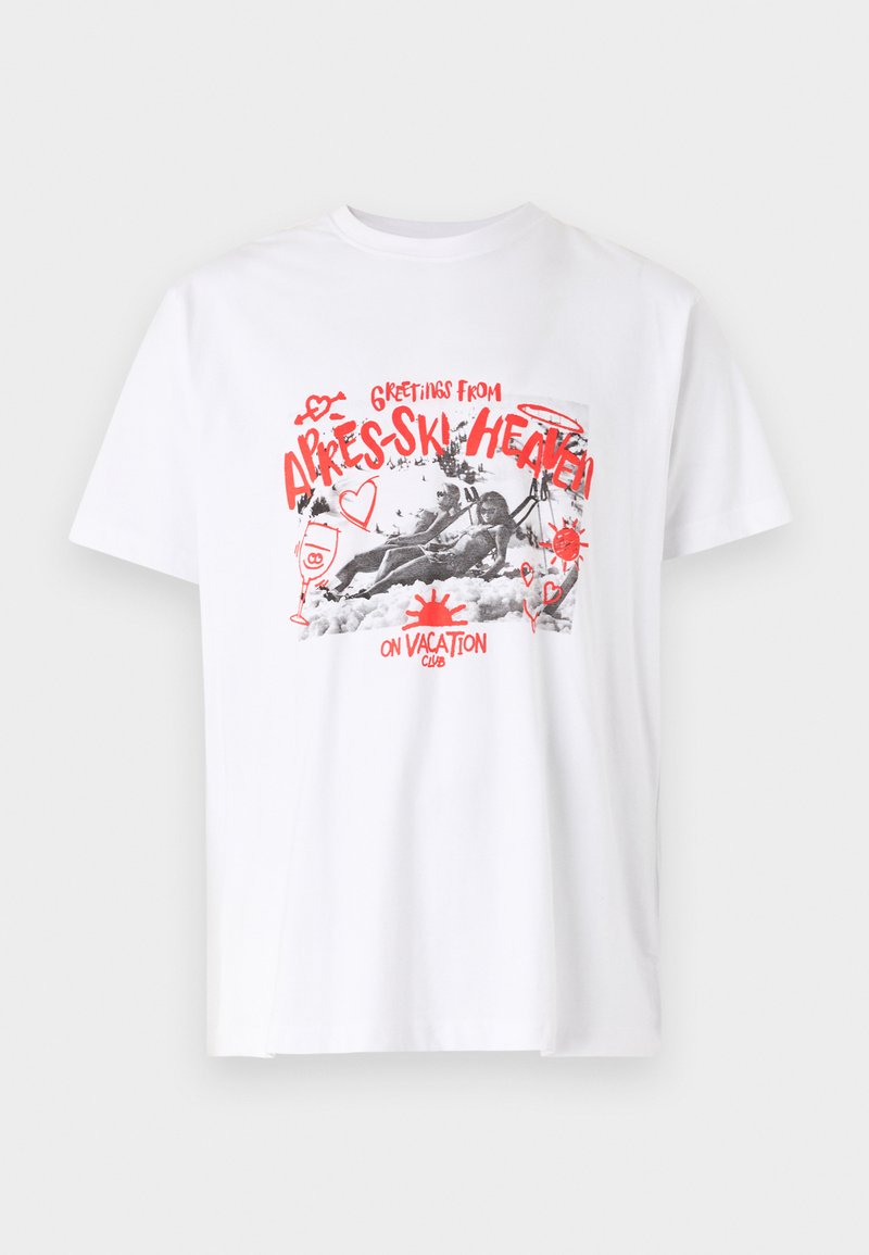On Vacation T-shirt print wit