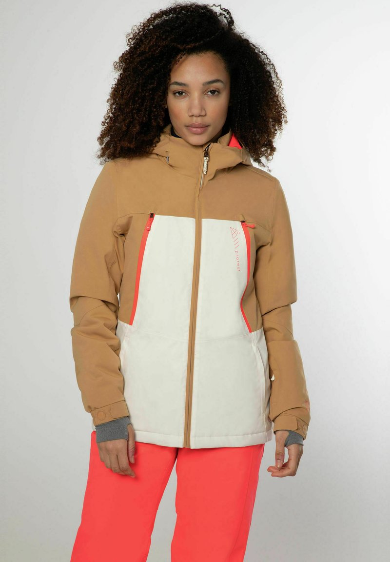 Damen Sportbekleidung | Protest Snowboardjacke tortilla/braun - WL37290 Damen Sportbekleidung | Protest Snowboardjacke tortilla/braun - WL37290