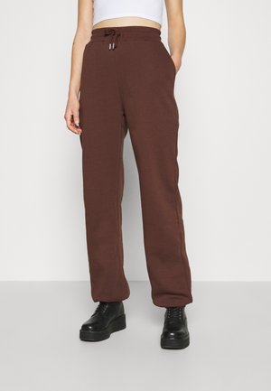 PERFECT SLOUCHY PANTS - Teplákové kalhoty - brown