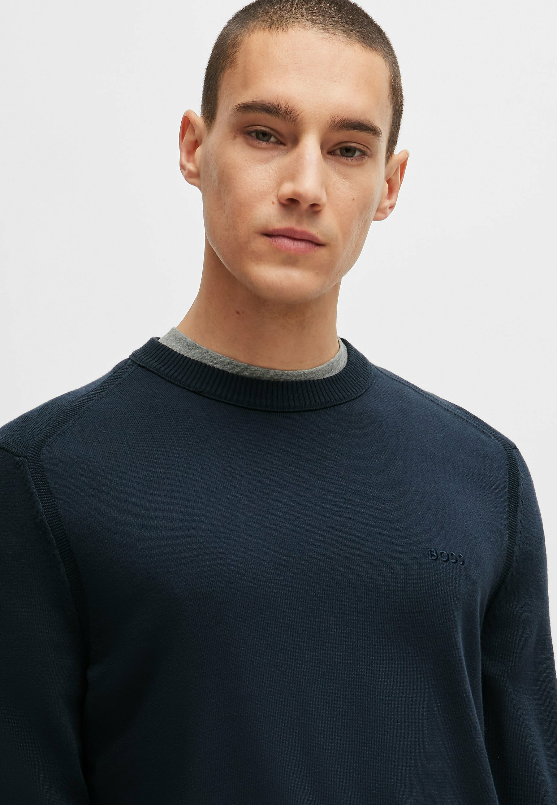 hugo boss crew neck jumper